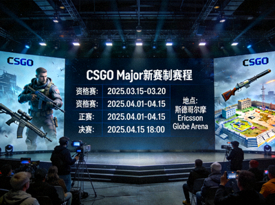 CSGO Major赛事新赛制发布会现场展示赛程安排