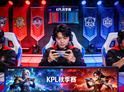王者荣耀KPL秋季赛比赛现场选手对决画面